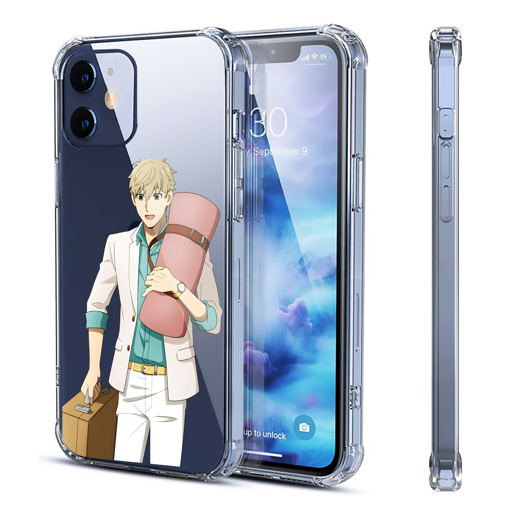 （画像用） SPY×FAMILY间谍家家酒 【iPhone 12シリーズ対応】透明スマホケース（クリアソフトケース）